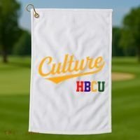 Hbcu Culture Historically Black College And University Golf Towel thumb 1