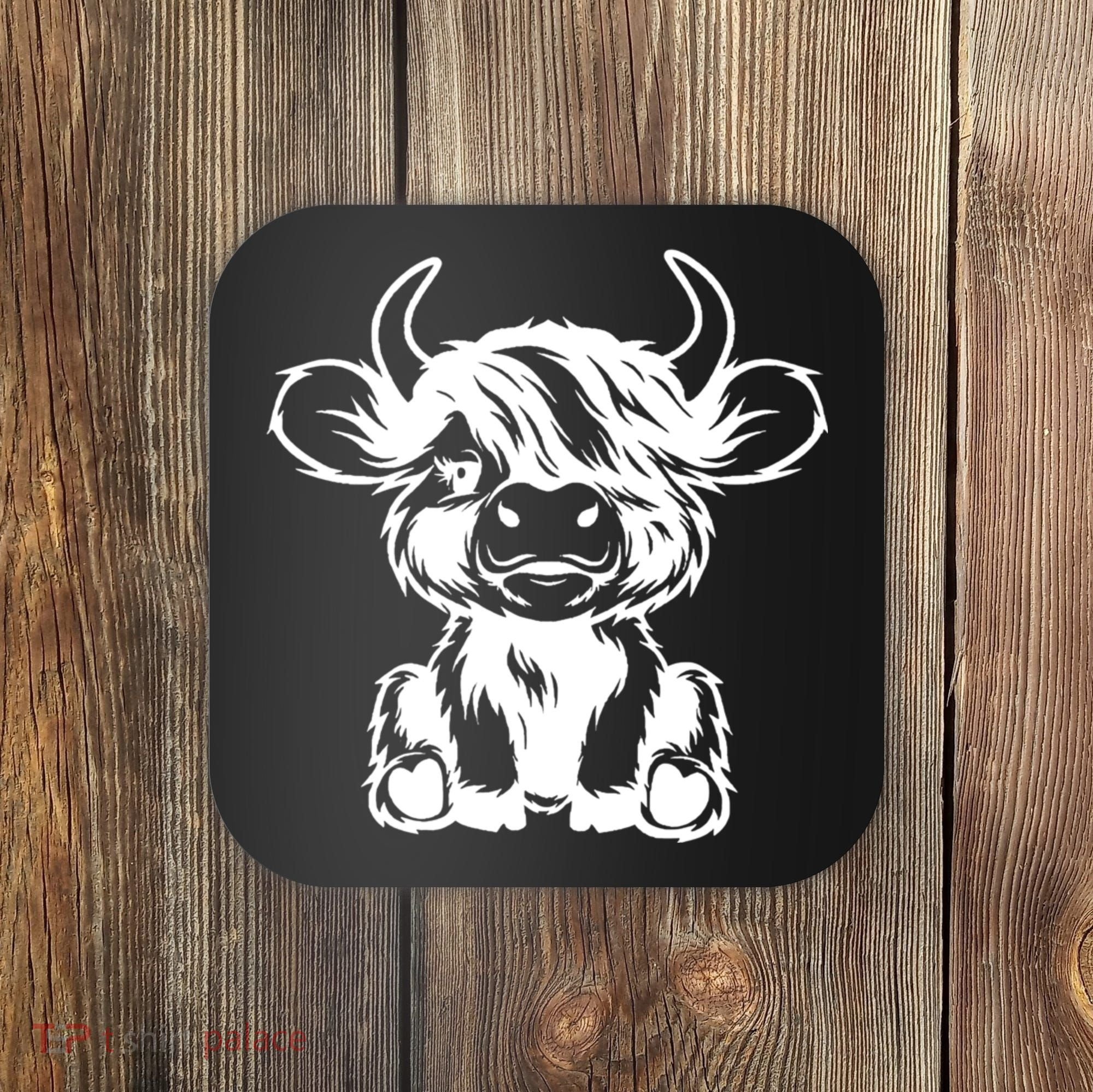 Highland Cow Coaster