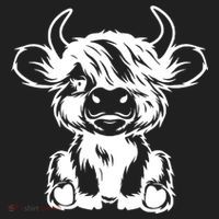 Highland Cow Golf Towel thumb 3