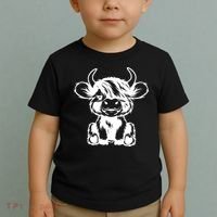 Highland Cow Toddler T-Shirt thumb 2