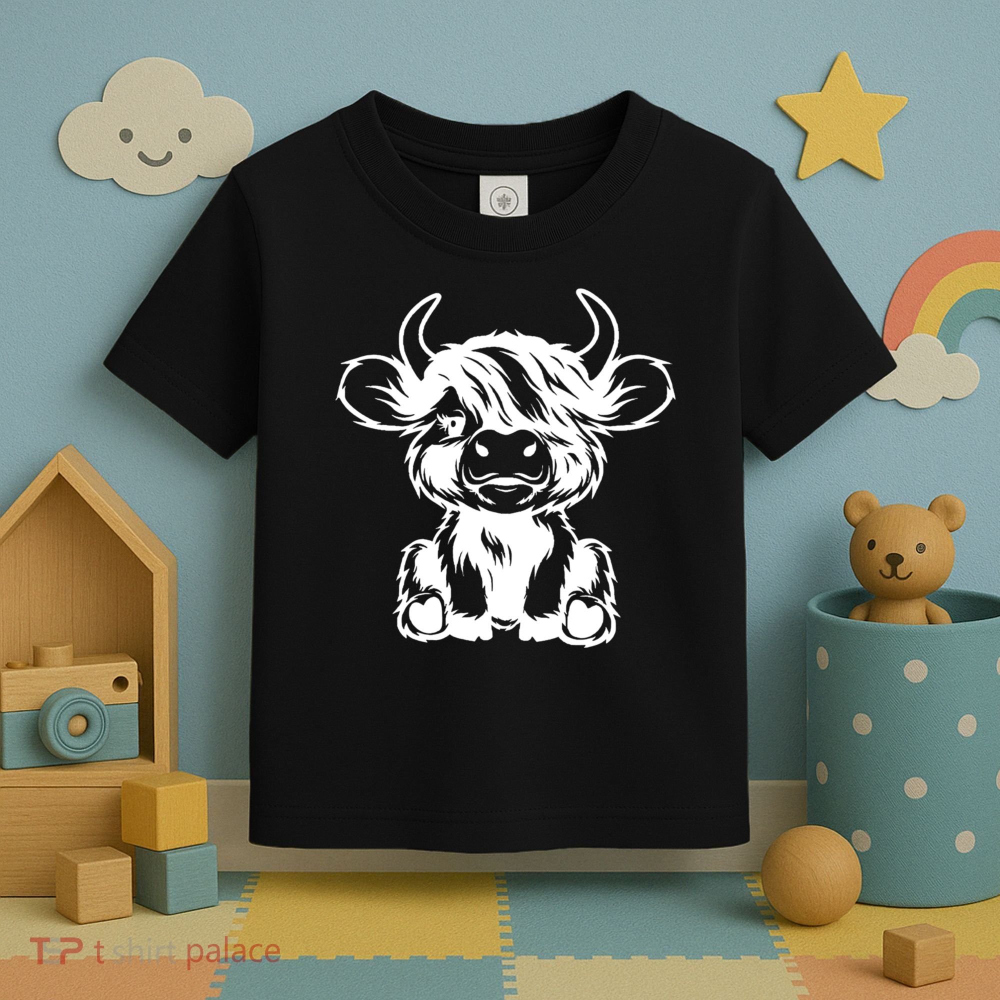 Highland Cow Toddler T-Shirt
