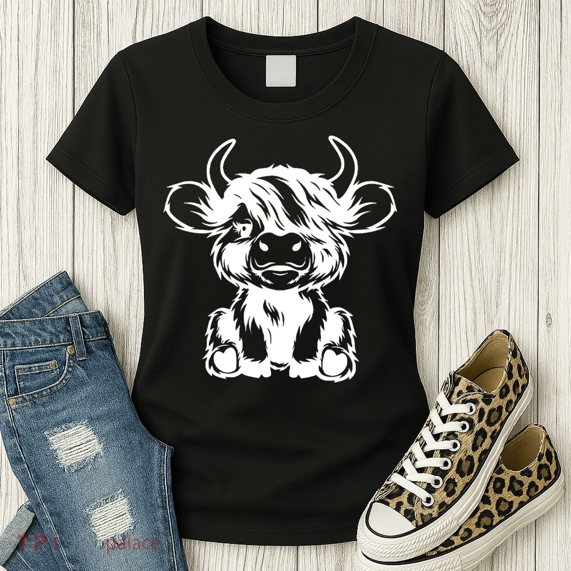 Highland Cow Women's T-Shirt