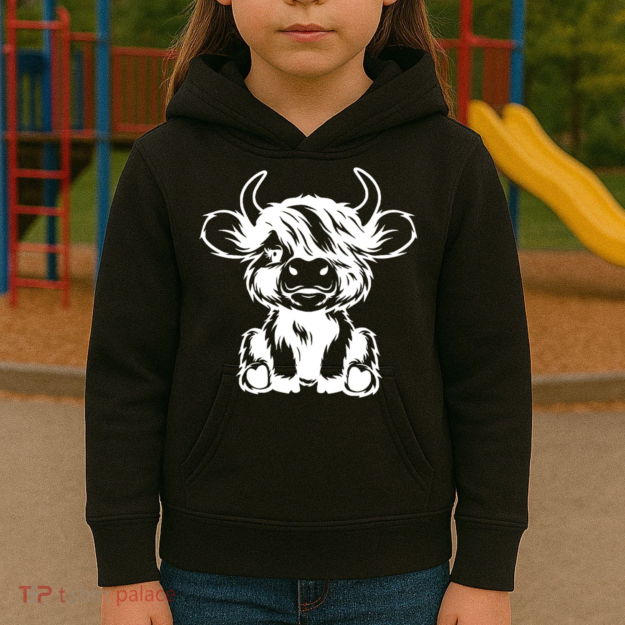 Highland Cow Kids Hoodie