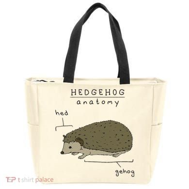 Hedgehog cute Hedgehogs Tote Bag