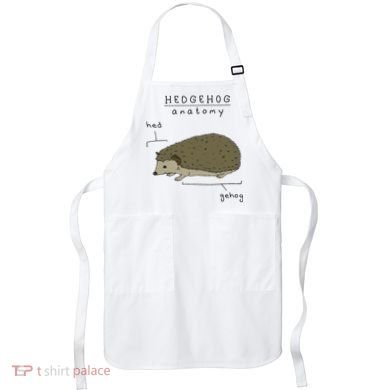 Hedgehog cute Hedgehogs Apron
