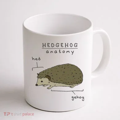 Hedgehog cute Hedgehogs Coffee Mug back