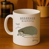 Hedgehog cute Hedgehogs Coffee Mug thumb 4