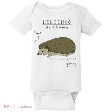 Hedgehog cute Hedgehogs Baby Bodysuit