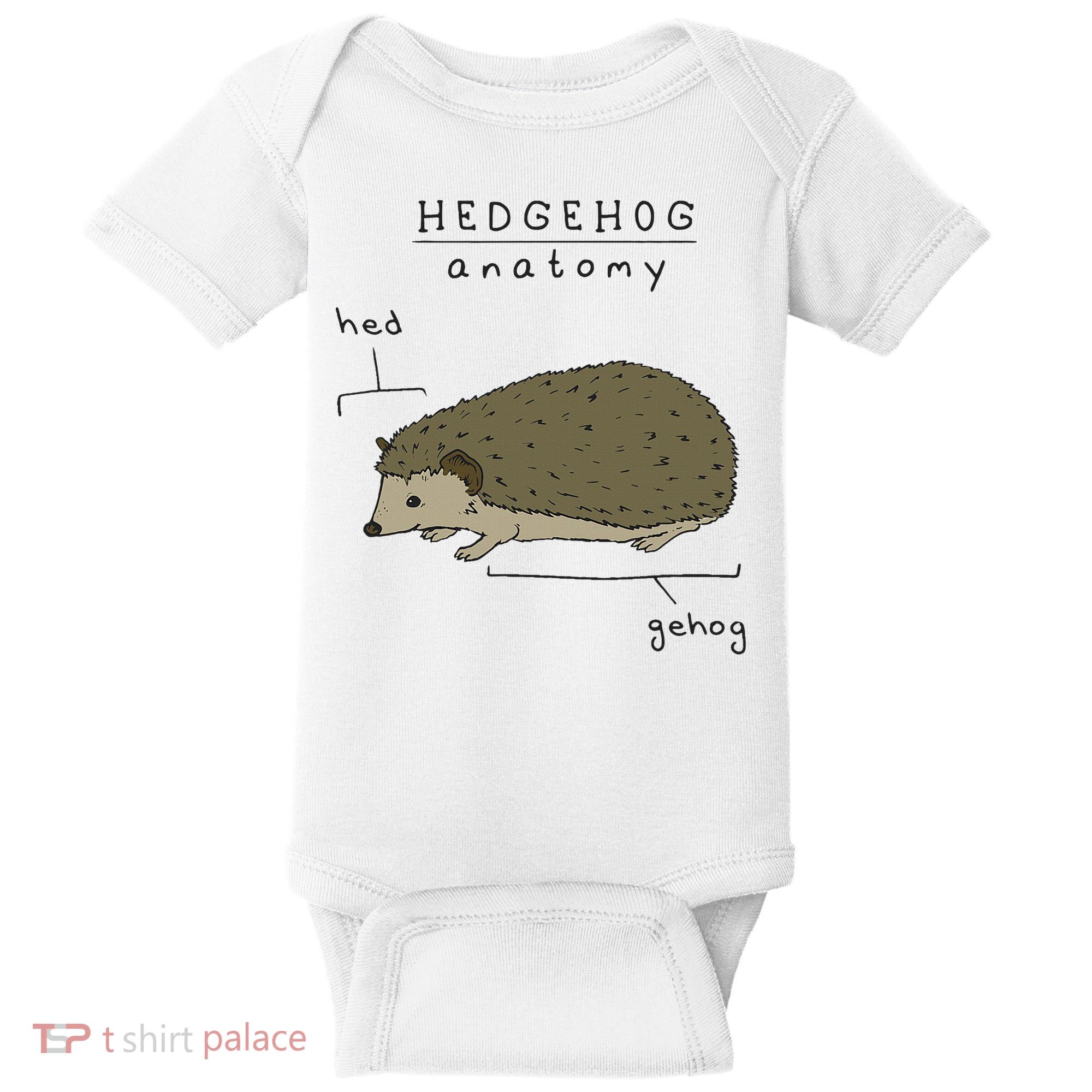 Hedgehog cute Hedgehogs Baby Bodysuit