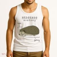 Hedgehog cute Hedgehogs Tank Top thumb 3