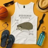 Hedgehog cute Hedgehogs Tank Top thumb 4