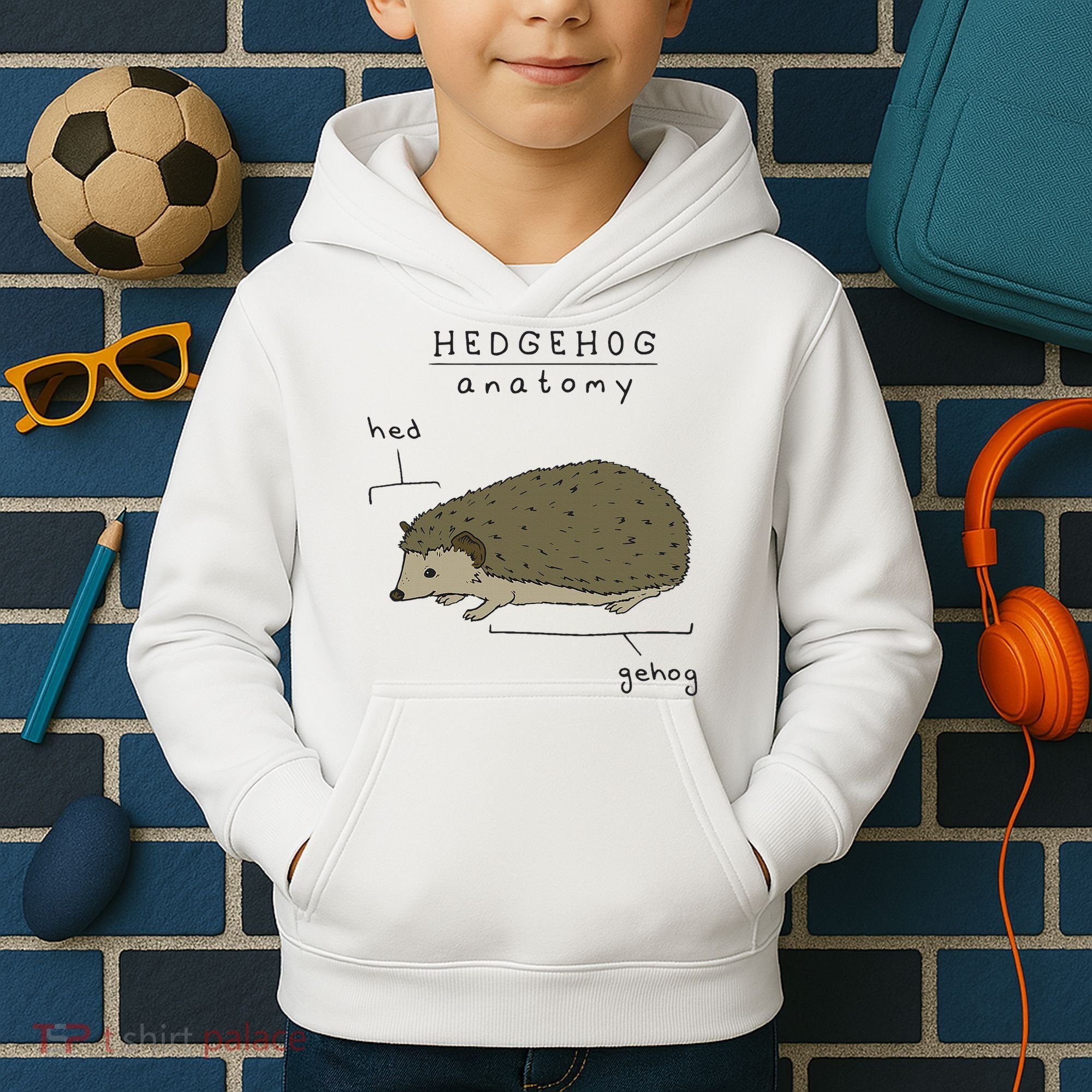 Hedgehog cute Hedgehogs Kids Hoodie