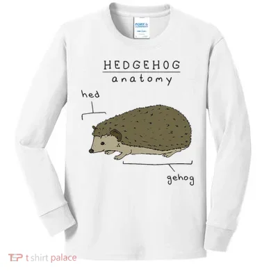 Hedgehog cute Hedgehogs Kids Long Sleeve Shirt
