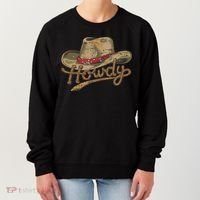 Howdy Cowboy Hat Funny Western Rodeo Women's Sweatshirt thumb 0