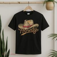 Howdy Cowboy Hat Funny Western Rodeo T-Shirt thumb 2