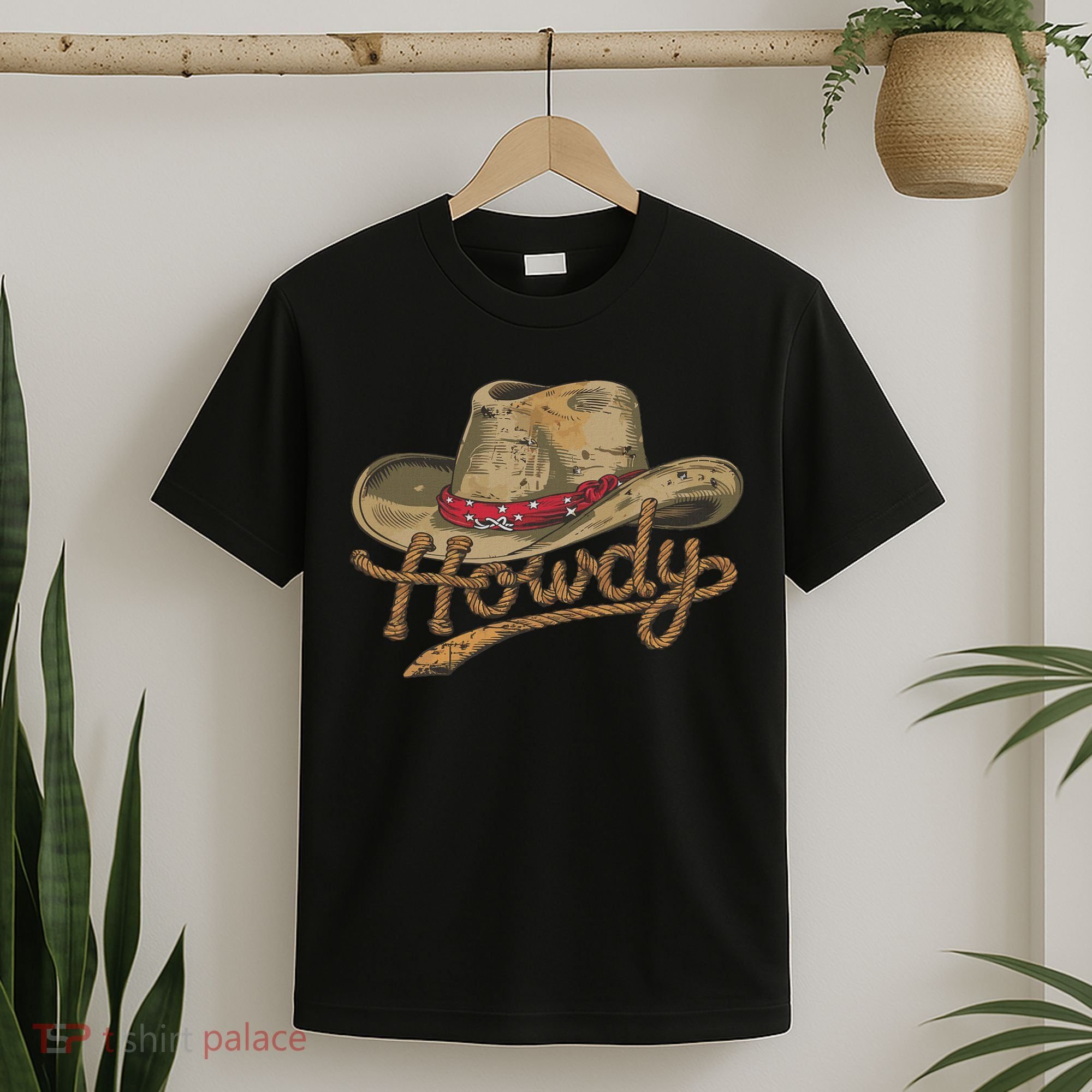 Howdy Cowboy Hat Funny Western Rodeo T-Shirt
