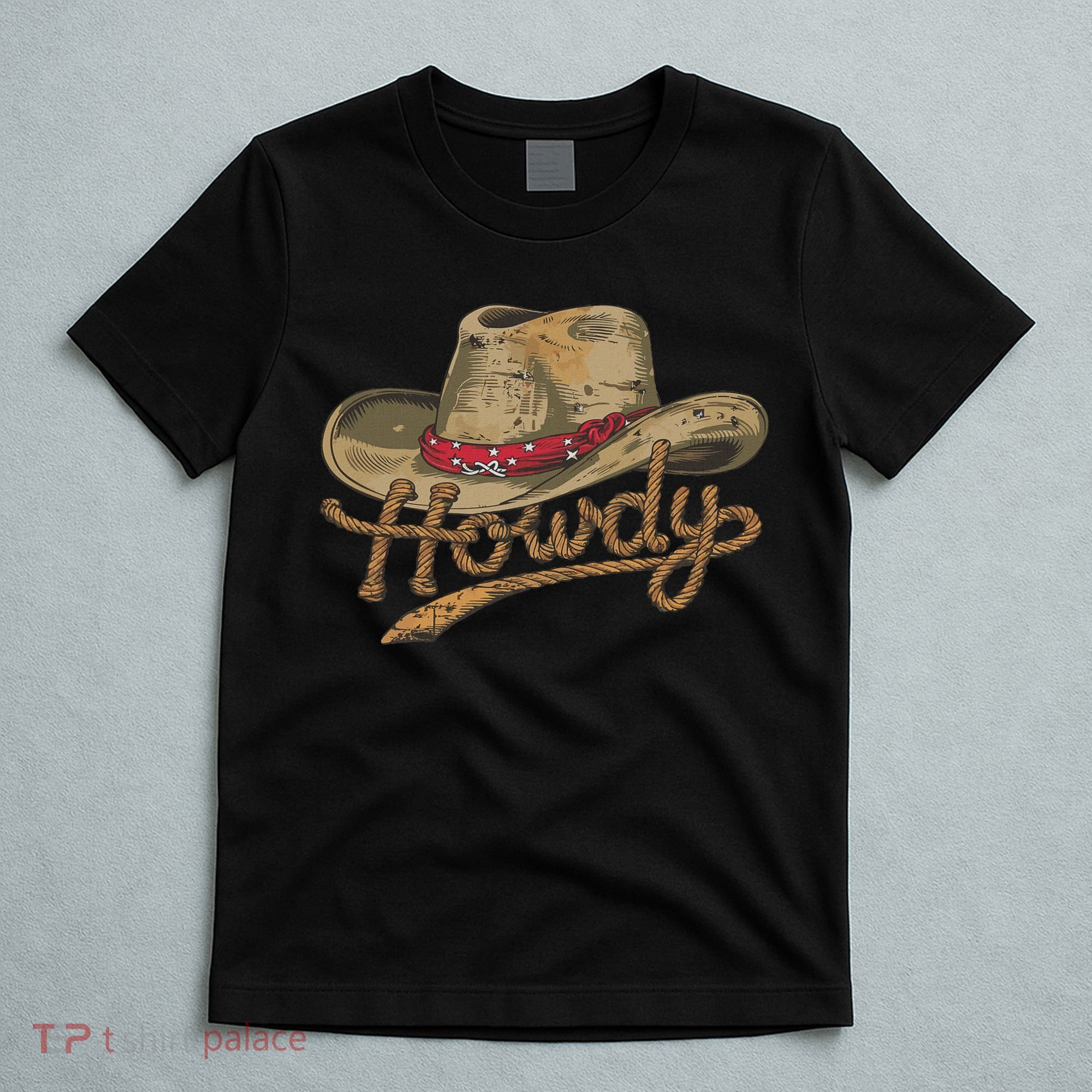 Howdy Cowboy Hat Funny Western Rodeo T-Shirt