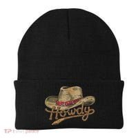 Howdy Cowboy Hat Funny Western Rodeo Beanie thumb 0