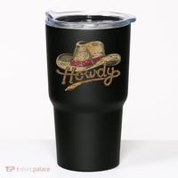 Howdy Cowboy Hat Funny Western Rodeo Tumbler thumb 0