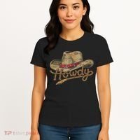 Howdy Cowboy Hat Funny Western Rodeo Women's T-Shirt thumb 4