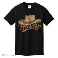 Howdy Cowboy Hat Funny Western Rodeo Kids T-Shirt thumb 0