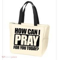 How Can I Pray For You Christian Faith Jesus Tote Bag thumb 3
