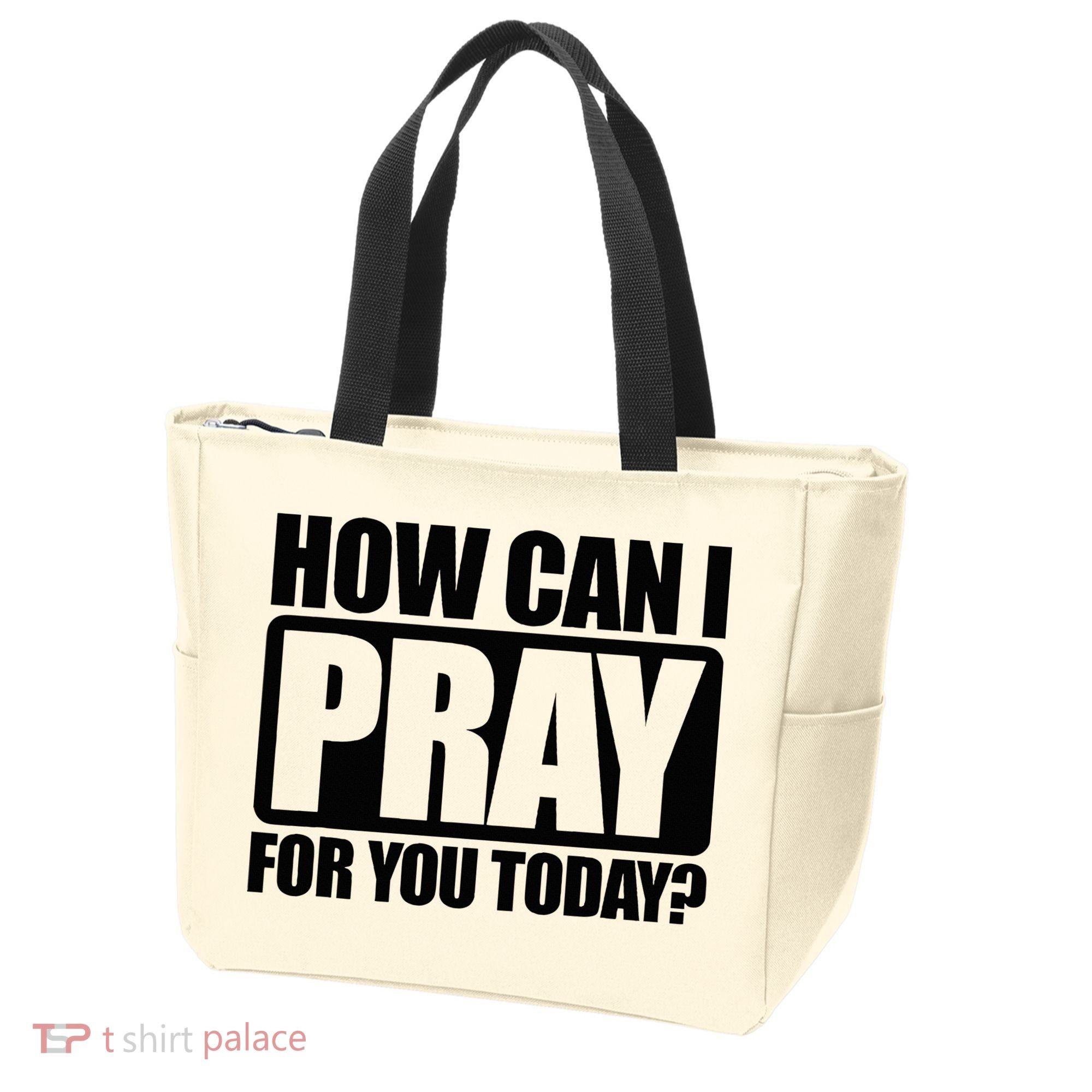 How Can I Pray For You Christian Faith Jesus Tote Bag