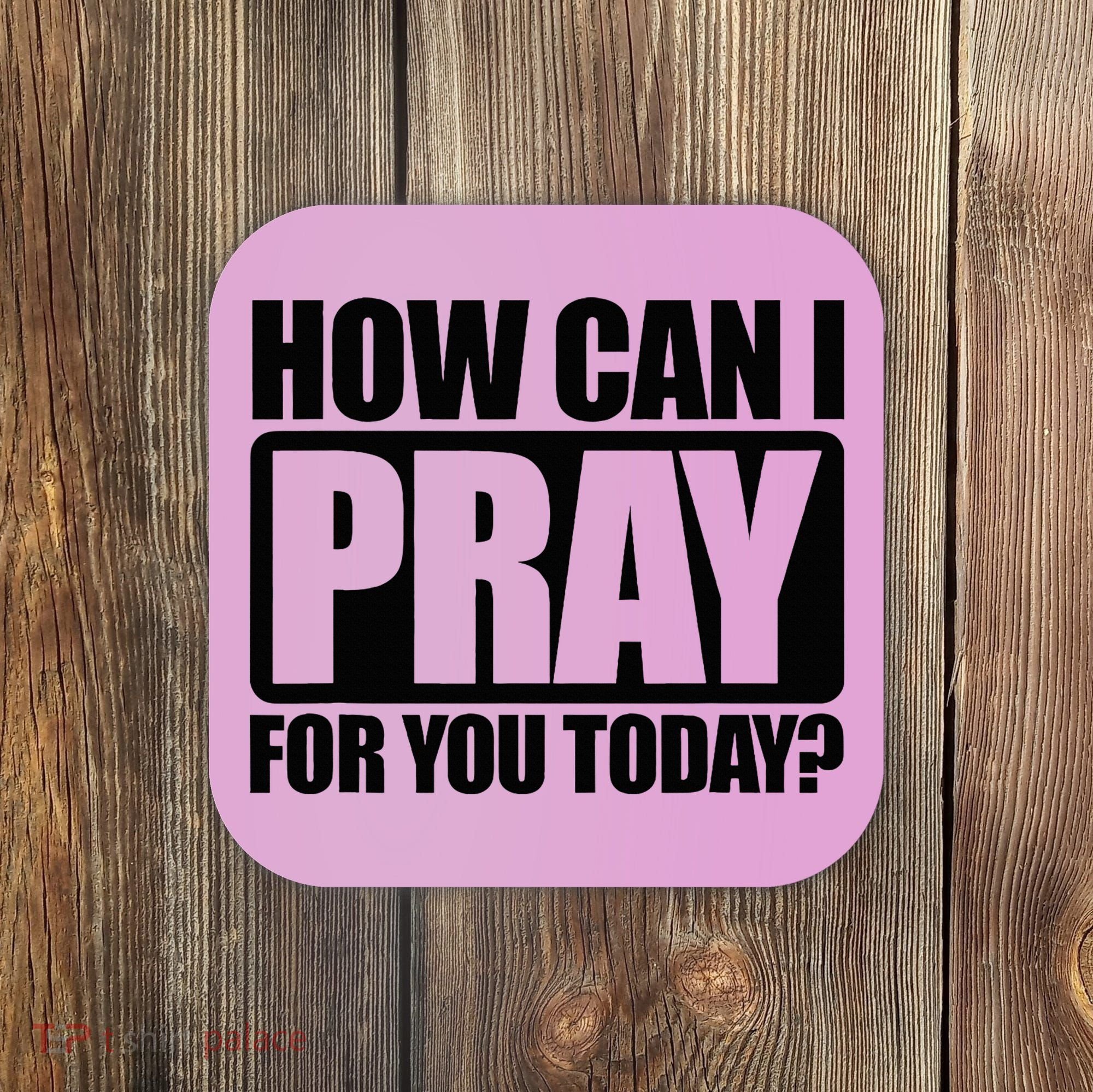 How Can I Pray For You Christian Faith Jesus Coaster