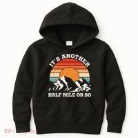 Hiking Camper It's Another Half Mile Or So Funny Camping Kids Hoodie thumb 0