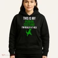 Human Costume I'm Really A TRex Funny Halloween Hoodie thumb 5