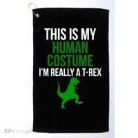 Human Costume I'm Really A TRex Funny Halloween Golf Towel thumb 0