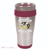 Holy Cow I'm 30 Now Funny 30th Birthday Sarcastic Sayings 16oz Travel Tumbler thumb 0