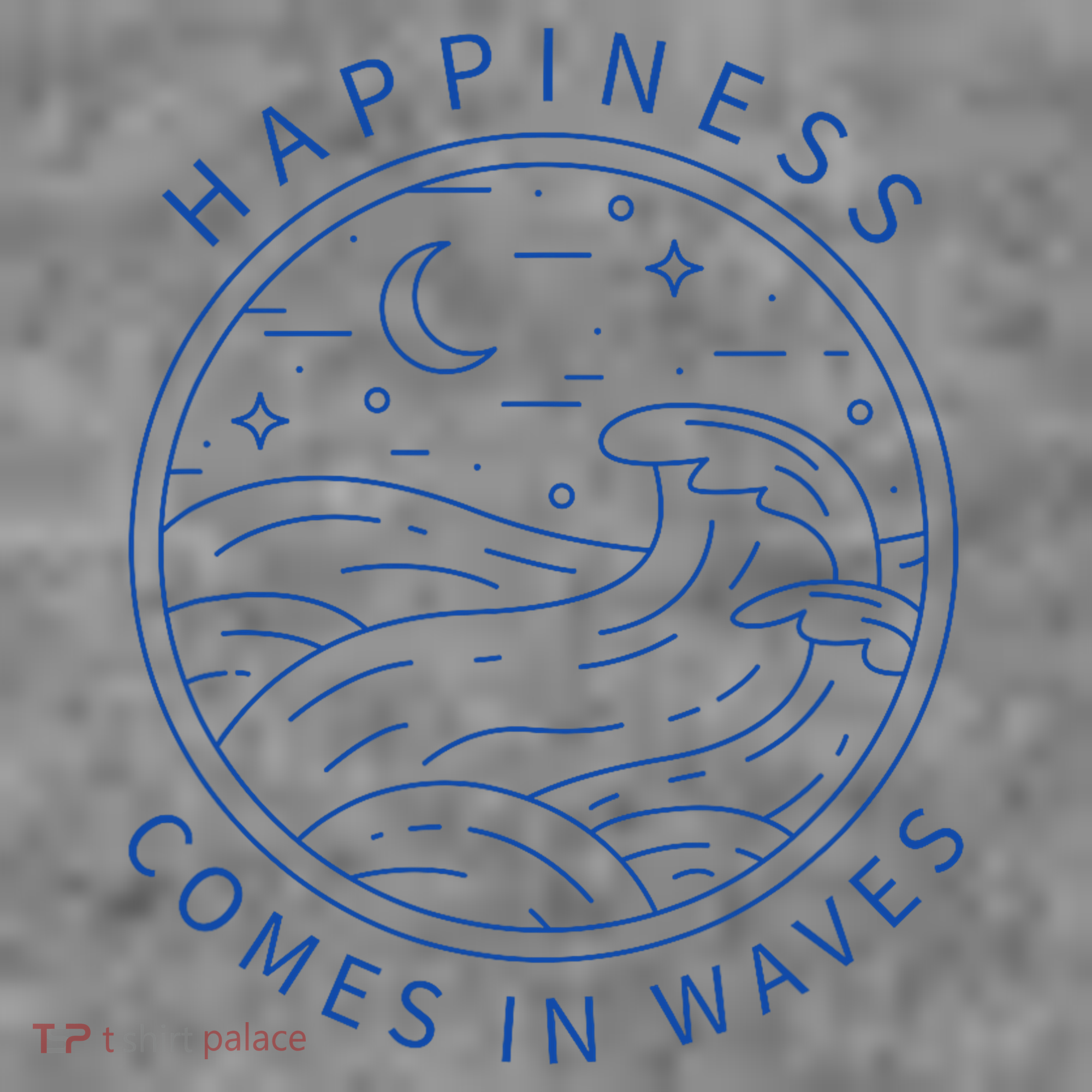 Happiness Comes In Waves Wave Surfer Surf Ocean Beach Lover Toddler Hoodie