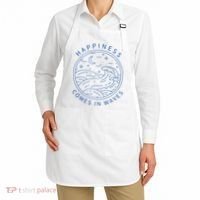 Happiness Comes In Waves Wave Surfer Surf Ocean Beach Lover Apron thumb 2