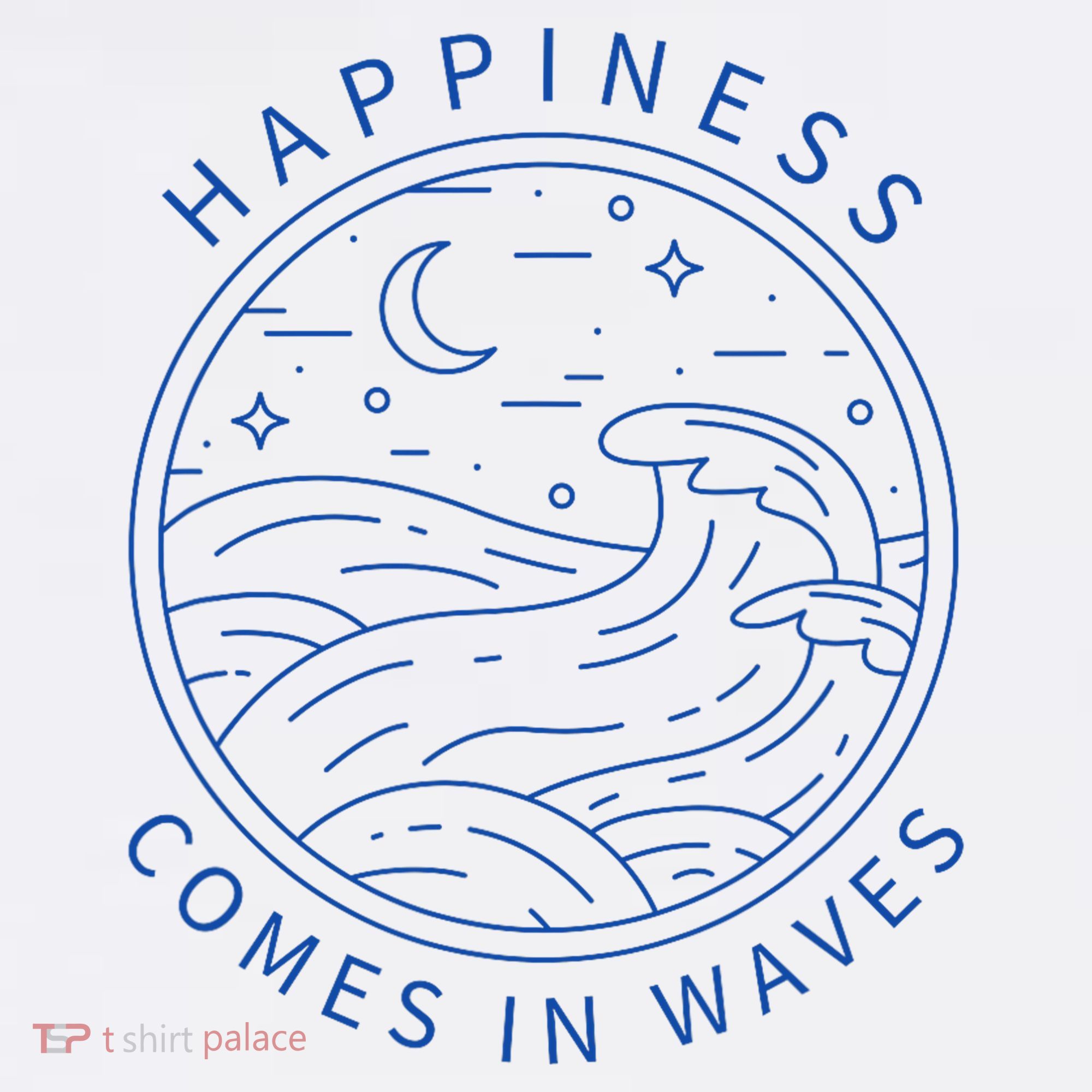 Happiness Comes In Waves Wave Surfer Surf Ocean Beach Lover Visor