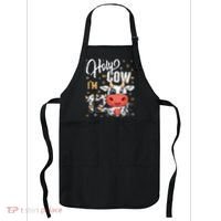 Holy Cow I'm Twelve 12 Year Old Cow Farm Theme 12th Birthday Apron thumb 0