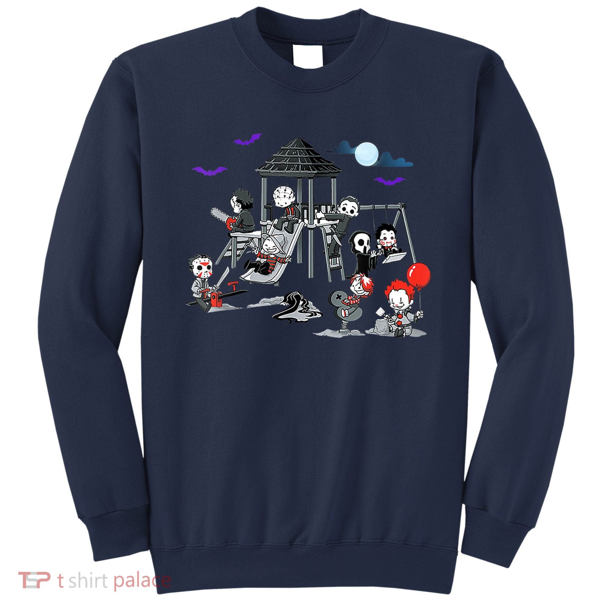 Horror Clubhouse In Park Halloween Costume Gift Sweatshirt