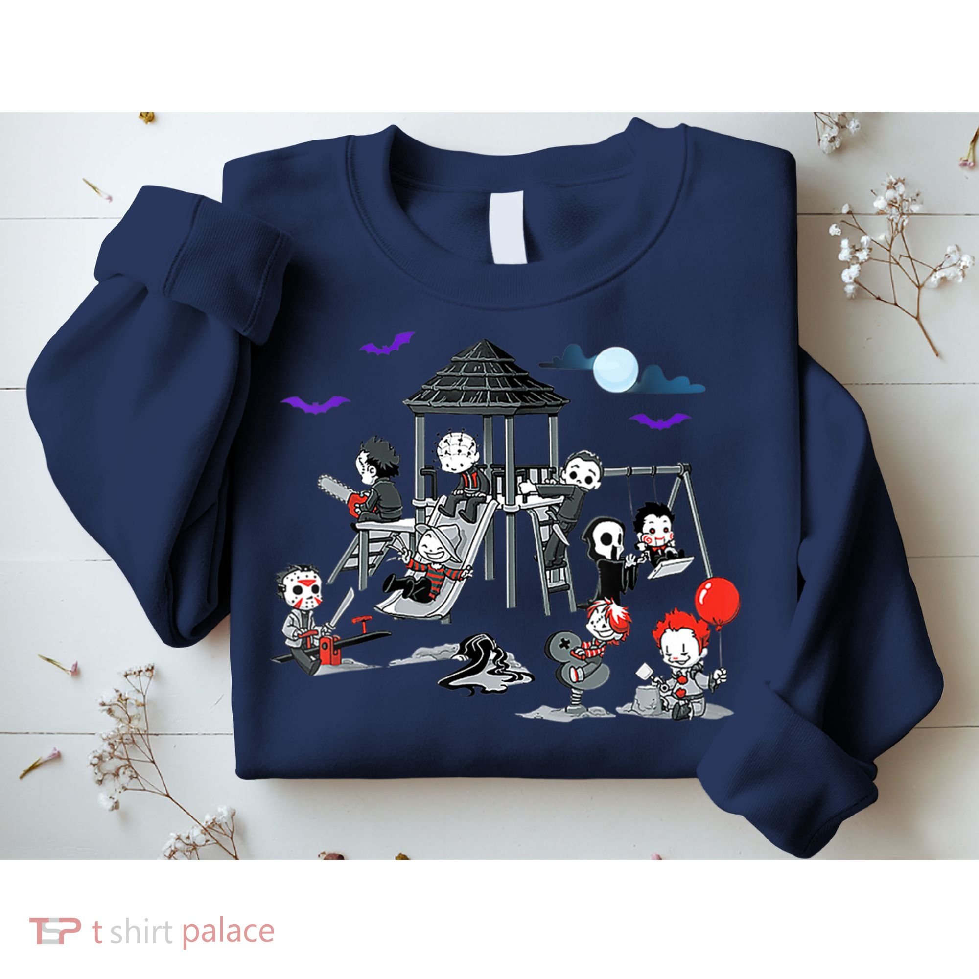 Horror Clubhouse In Park Halloween Costume Gift Sweatshirt