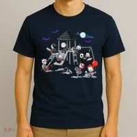 Horror Clubhouse In Park Halloween Costume Gift T-Shirt thumb 3