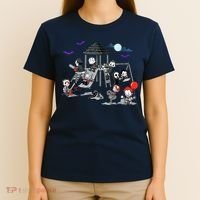 Horror Clubhouse In Park Halloween Costume Gift T-Shirt thumb 4