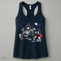 Horror Clubhouse In Park Halloween Costume Gift Women's Tank Top thumb 3