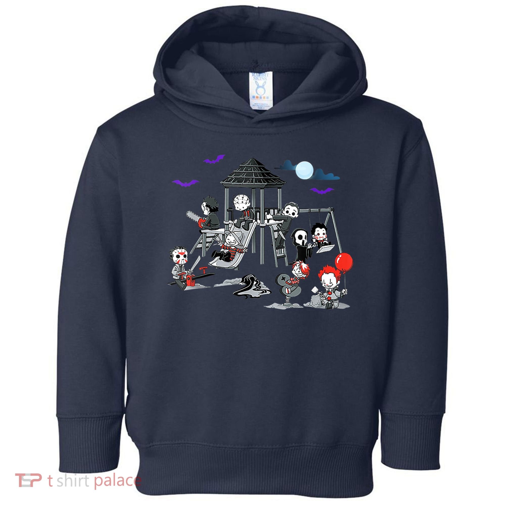 Horror Clubhouse In Park Halloween Costume Gift Toddler Hoodie