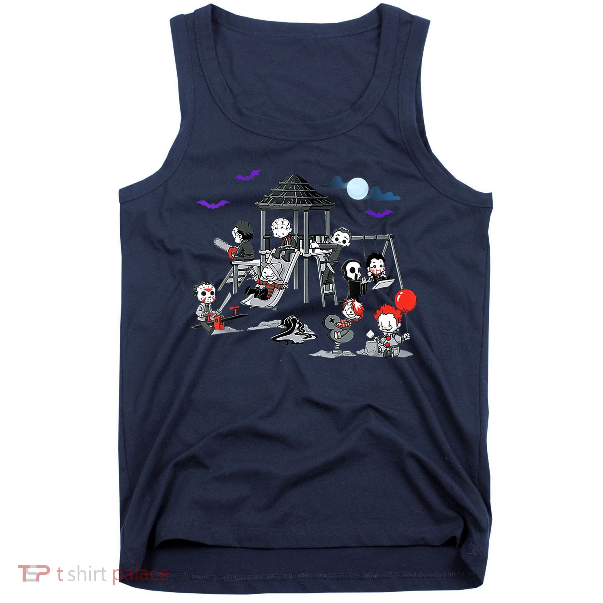 Horror Clubhouse In Park Halloween Costume Gift Tank Top