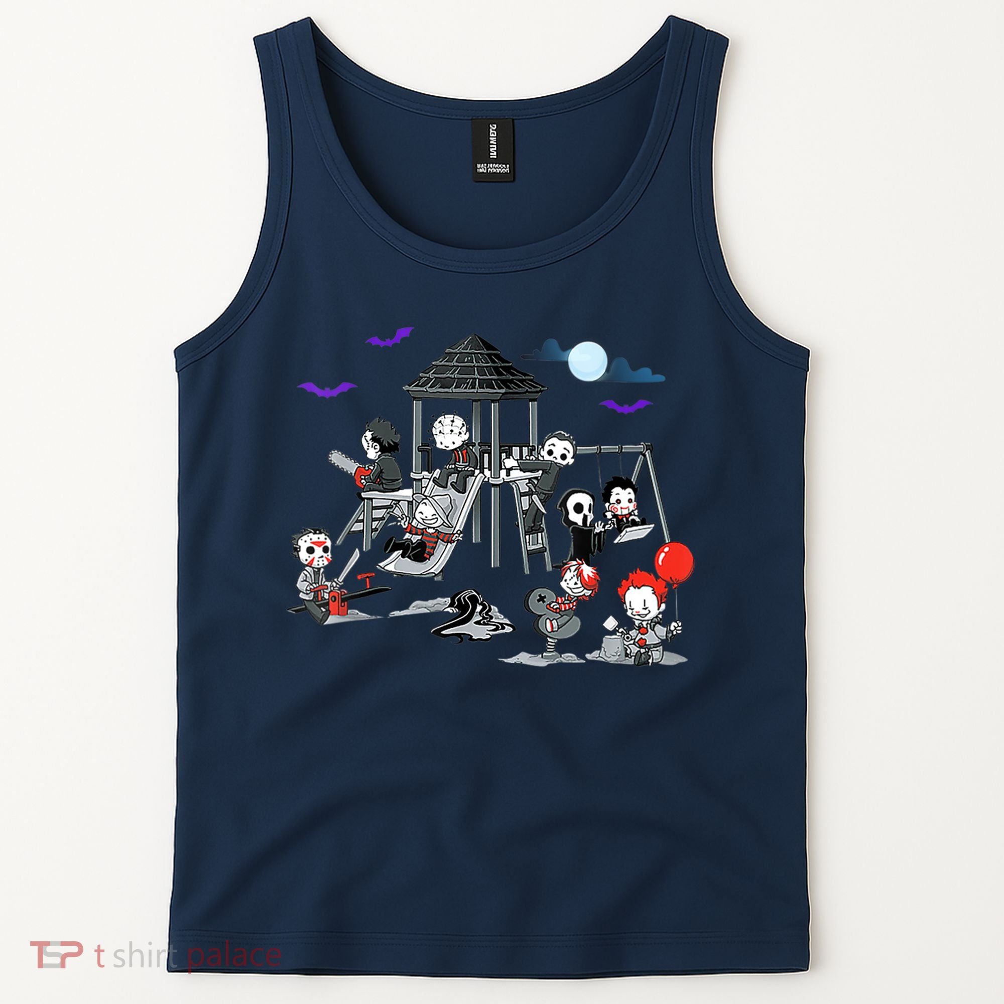 Horror Clubhouse In Park Halloween Costume Gift Tank Top