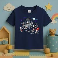 Horror Clubhouse In Park Halloween Costume Gift Toddler T-Shirt thumb 3