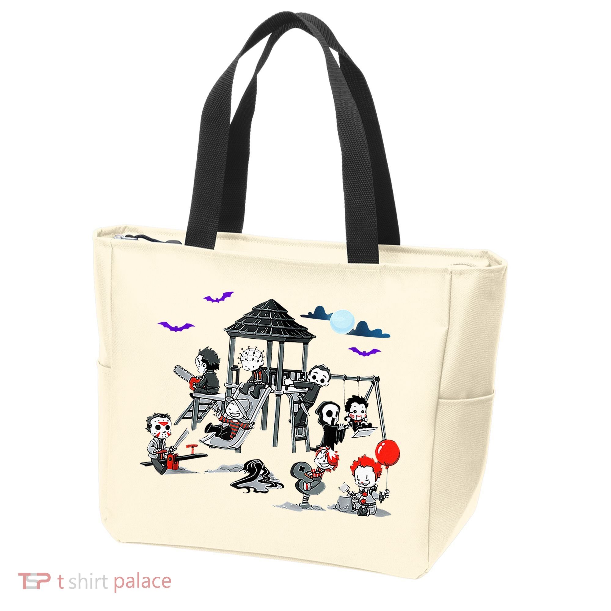 Horror Clubhouse In Park Halloween Tote Bag