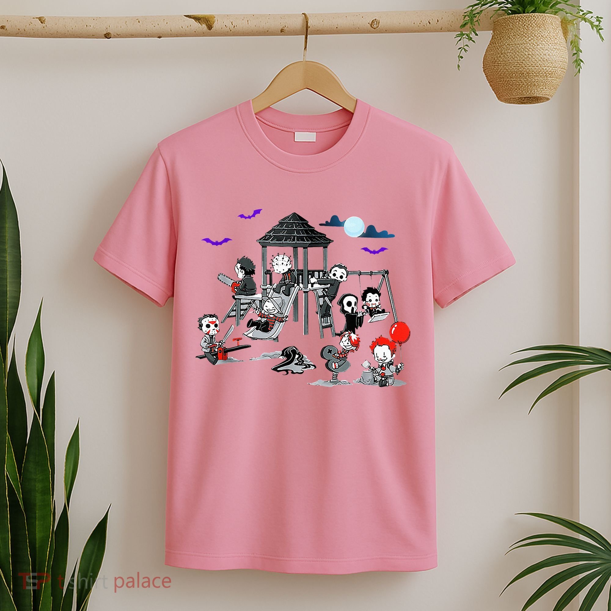Horror Clubhouse In Park Halloween T-Shirt