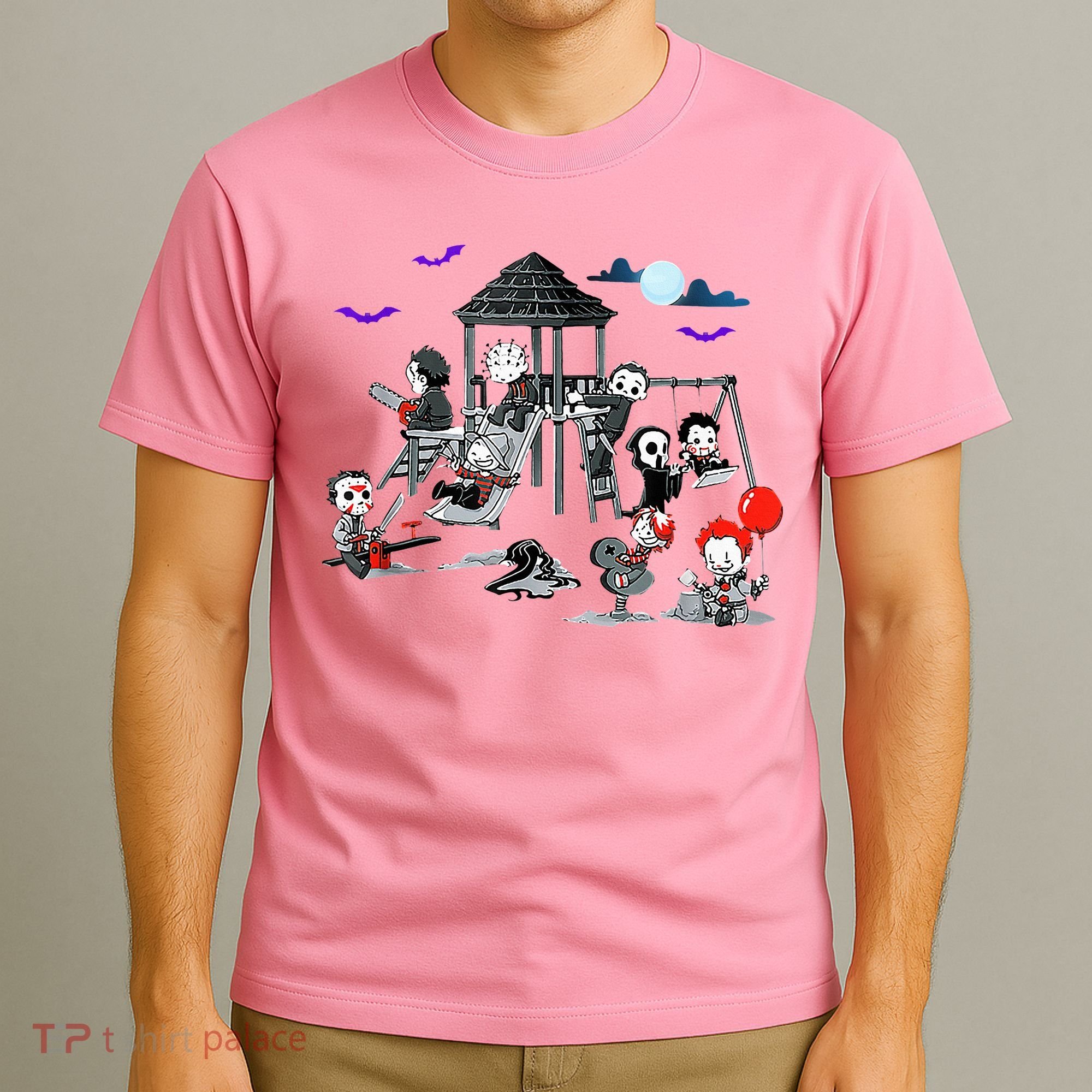 Horror Clubhouse In Park Halloween T-Shirt