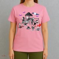 Horror Clubhouse In Park Halloween T-Shirt thumb 4
