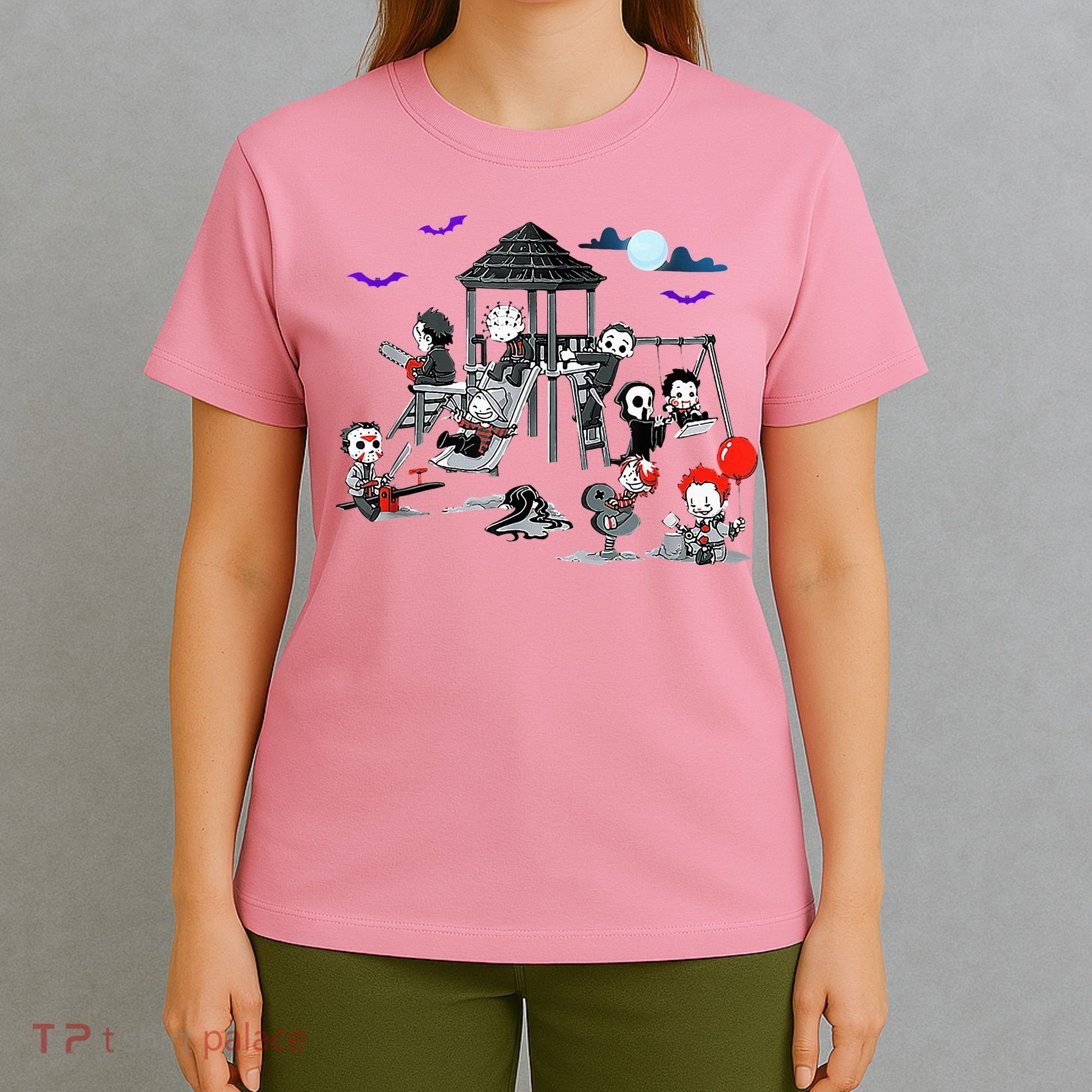 Horror Clubhouse In Park Halloween T-Shirt